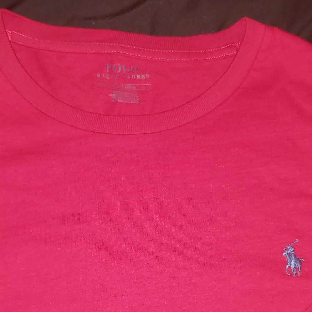 Polo by Ralph Lauren Red Long Sleeve Tee